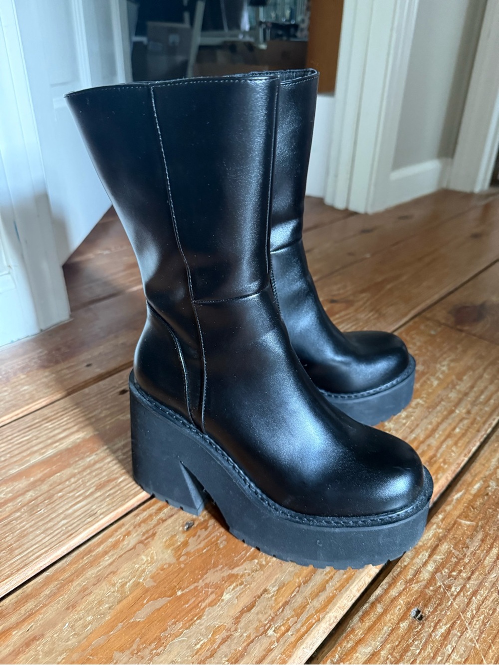 Black Platform Boots
